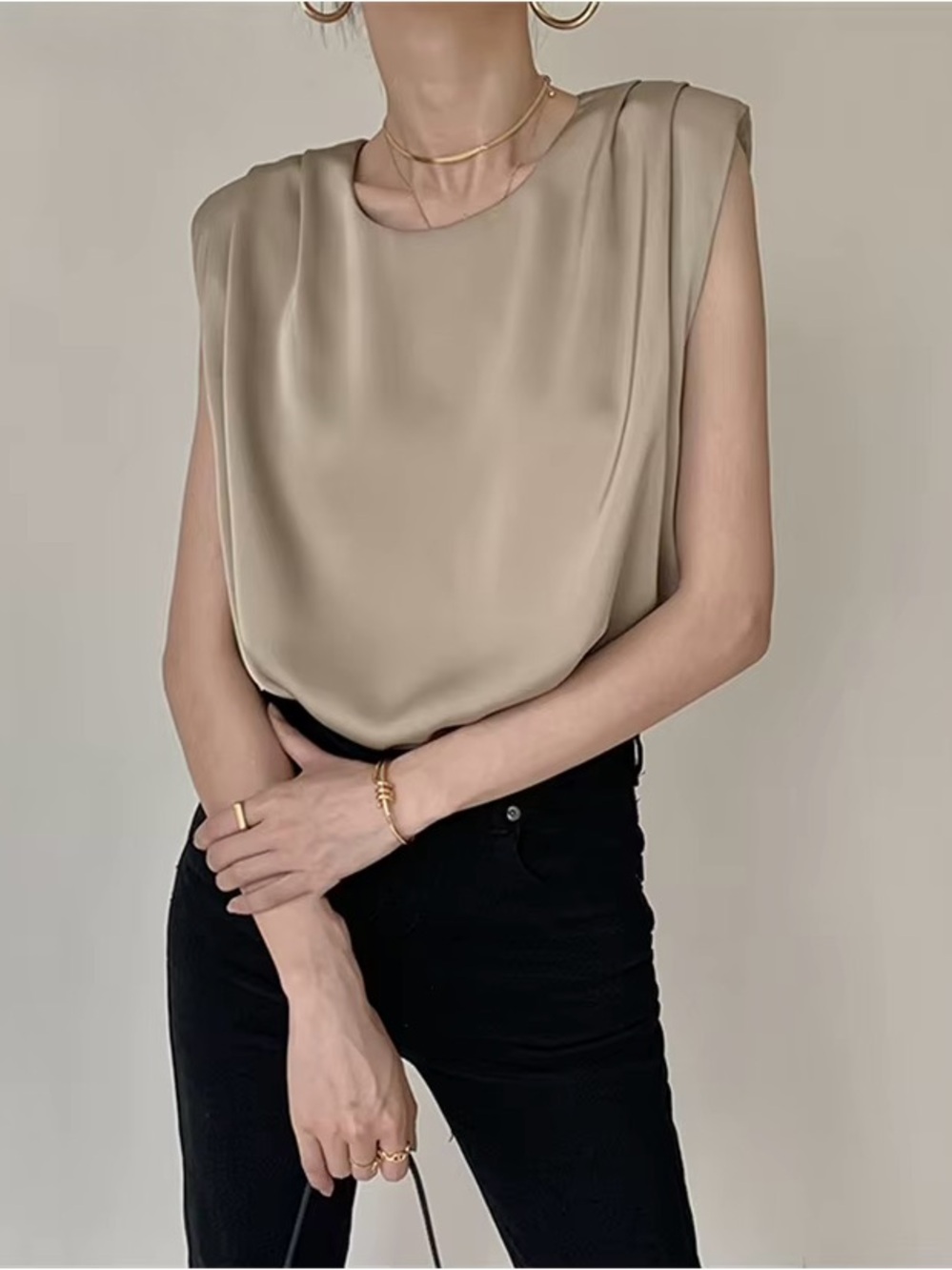 Commense Leisure Satin Blouse
